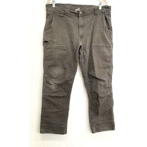 Key Workwear Mens Pants 36x30 Gray Cargo Utility Work Carpenter knee Farmcore